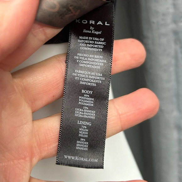 Koral bronze Sports  Bra, Small - Picture 8 of 9